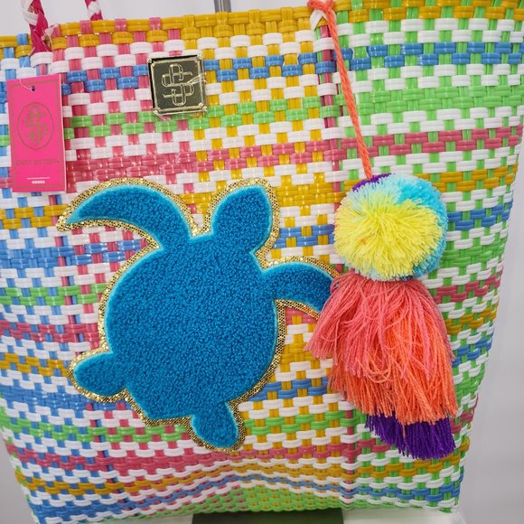 SIMPLY SOUTHERN Calabash Turtle Tote NWT - Picture 3 of 7